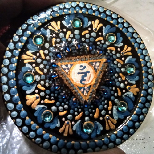 Handmade Vishuddha Mandala Magnet