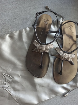 Giuseppe Zanotti sandals used with stones, size 38