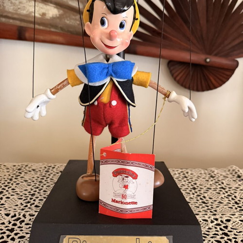 Disney Pinocchio 60th Anniversary Marionette by Bob Baker limited edition like new