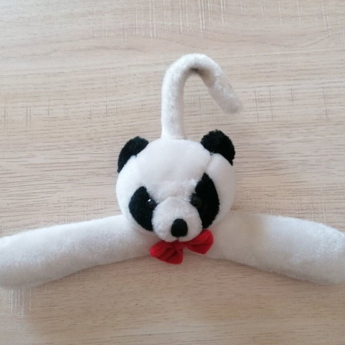 Children's bear hangers used, set of 2