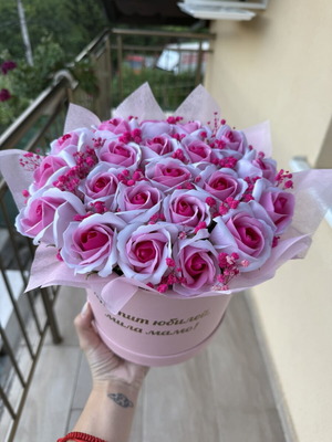 Eternal Soap Rose Boxes New with Personalized Inscription