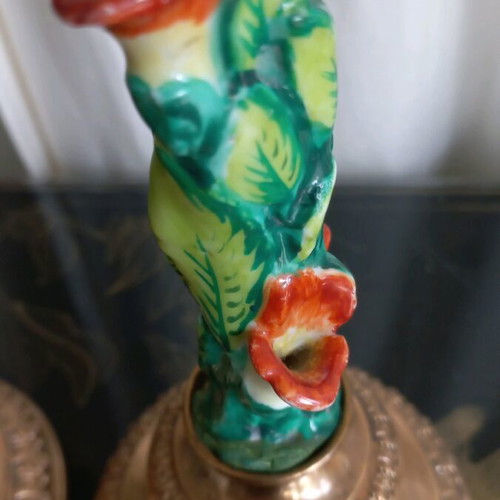 Pair of French Art Nouveau candlesticks like new