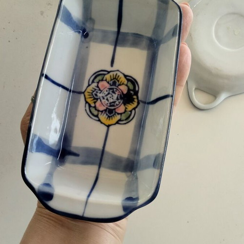 Vintage Ceramic Serving Set 4 Pieces 1980 like new