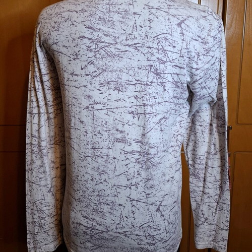 Blouse like new, white and purple, size S-M