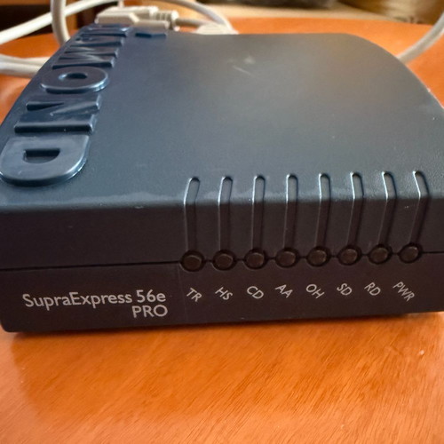 Diamond SupraExpress 56e PRO external modem used, retro vintage