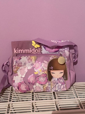Τσαντάκι ώμου Kimmidoll σαν καινούργιο, μωβ χιαστί