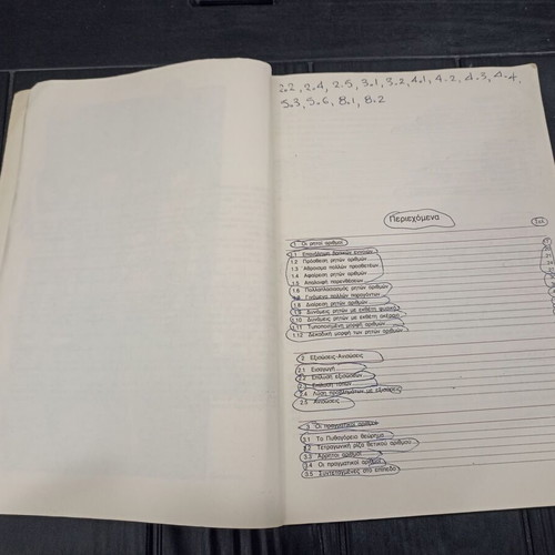 Mathematics B' Gymnasiou OEDB textbook used, 1988 edition