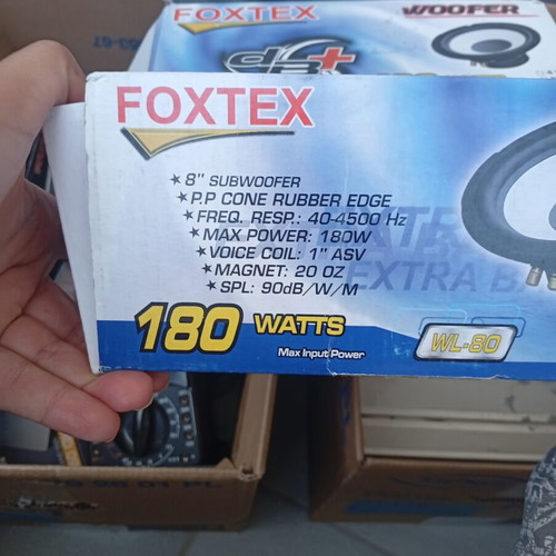 Woofer/Subwoofer 8" Foxtex D&B 835GLF/80H new, 2 pieces