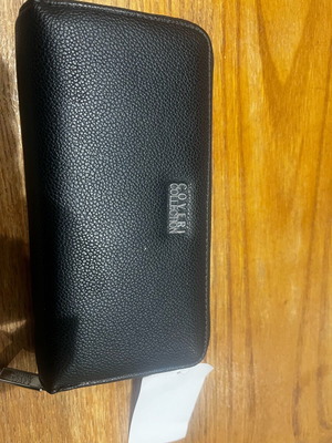 Coveri women's wallet new black, soft leather with many compartments