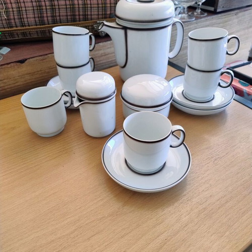 Thomas Germany porcelain tea set, vintage mid century