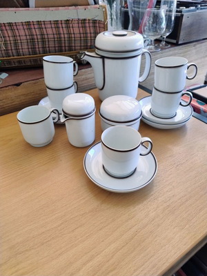 Thomas Germany porcelain tea set, vintage mid century