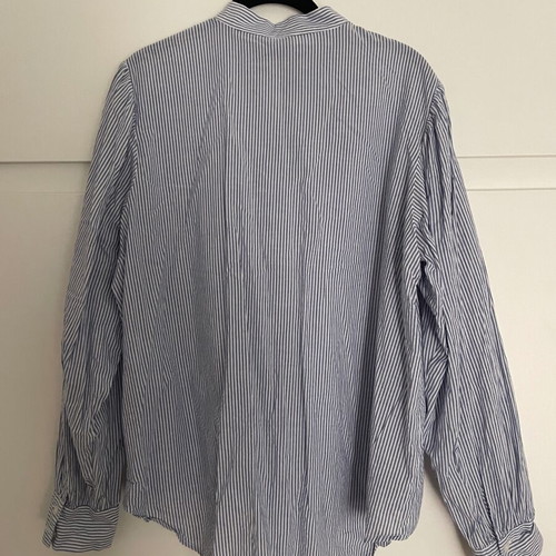 Badila striped long-sleeve shirt medium used, white blue