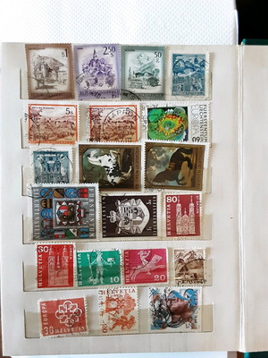 Stamps sealed pack of 20, Austria-Liechtenstein-Switzerland