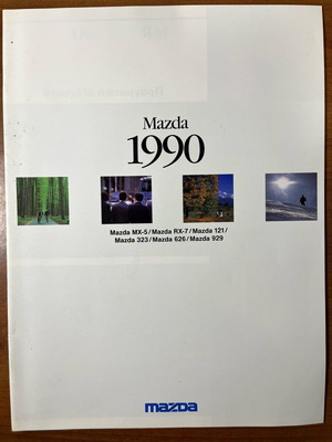 Mazda 1990 promotional brochure like new