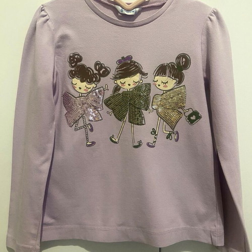 Mayoral children's blouse like new, 116 cm, with design and sparkle
