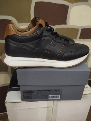 Hogan H601 sneaker low σαν καινούργιο, μέγεθος 45, μαύρα και καφέ