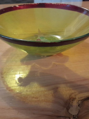 Christmas bowl used