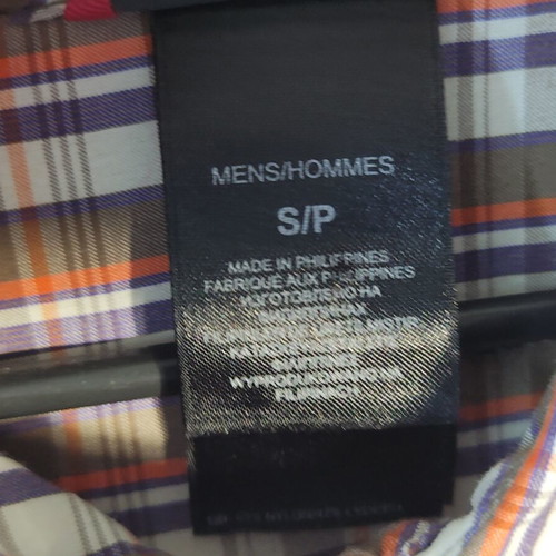 The North Face men's plaid short sleeve shirt size S like new