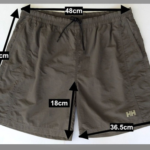 Helly Hansen Calshot Trunk men's swim shorts XXL olive green like new