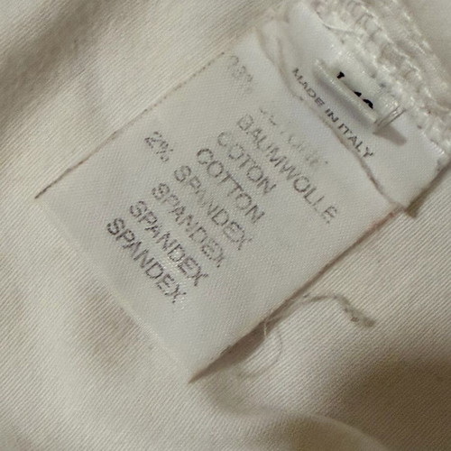 Blumarine White Women's Capri Pants like new, size 42IT (M)