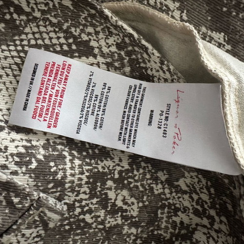 Denim trench coat ASOS Liquor N’ Poker new with snake print