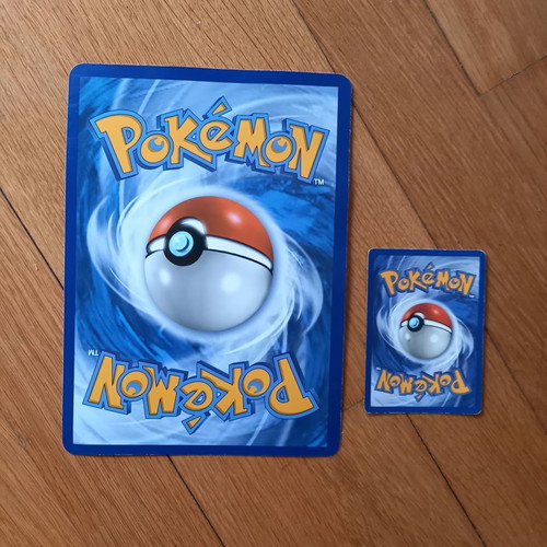 Oversized Charizard Reshiram Pokémon card like new