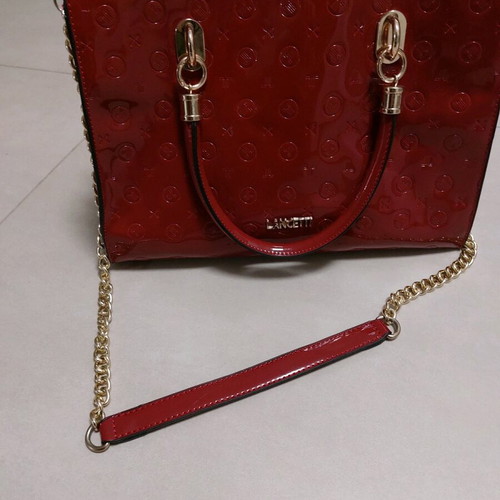 Lancetti shoulder bag burgundy like new