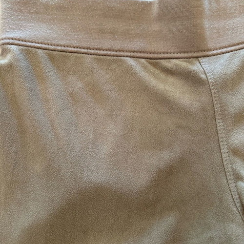 Zara beige leggings with tan suede size 38 used