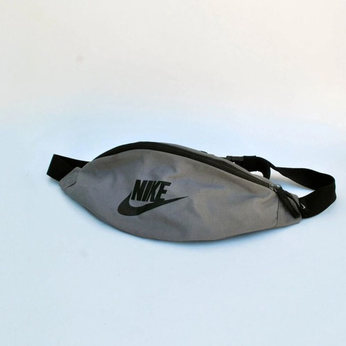 Nike gray bum bag used, nylon polyester waist pack