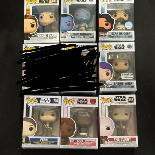 Funko Pop Star Wars bundle like new