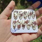 Press On Nails set with application tools, new