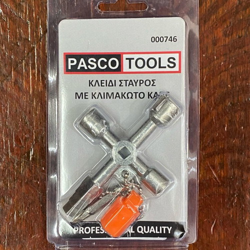 Cross key with stepped square new