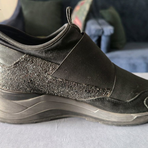 Hogan Rebel sneakers like new, black athletic size 39