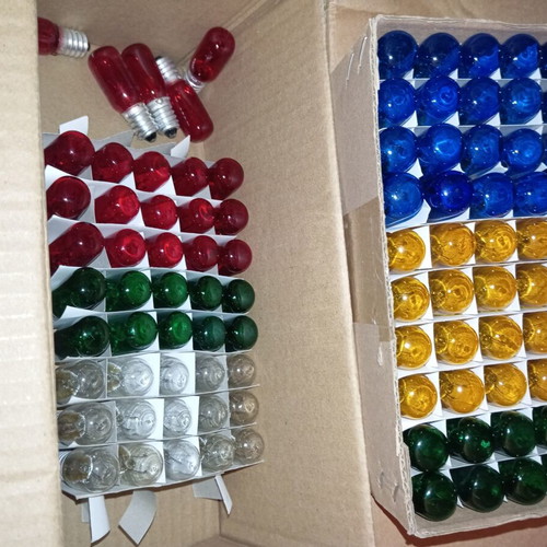 Light bulbs 95 pieces 240v 3-5w new