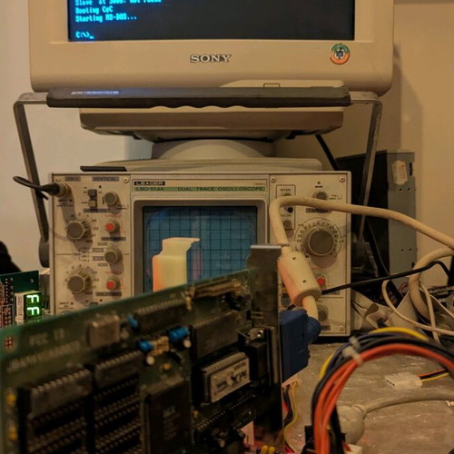 Macronix MX-VGA 86010 ISA 16-bit 256kb graphics card used