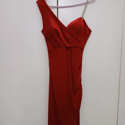 Red velvet dress like new