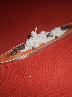 Matchbox Sea Kings K-303 Battleship toy, Lesney England 1976