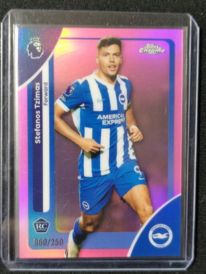 Topps Chrome Stefanos Tzimas RC σαν καινούργιο, αριθμός 060/250