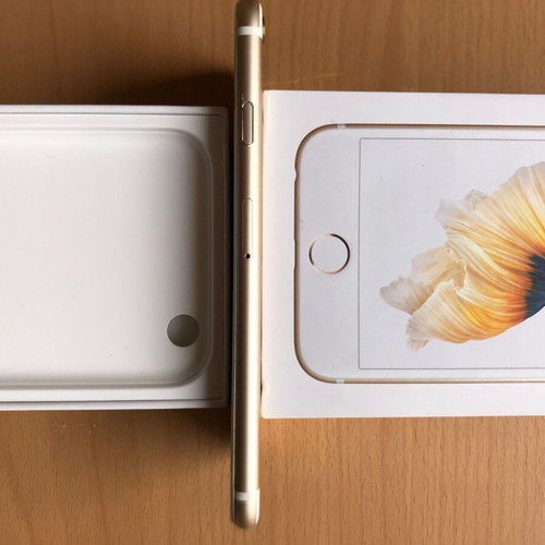 iPhone 6s 32 GB Gold used for spare parts, broken screen, battery 65%