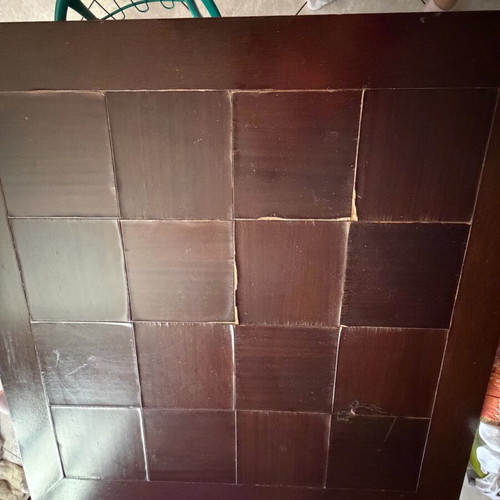 Handmade coffee table used, sturdy construction