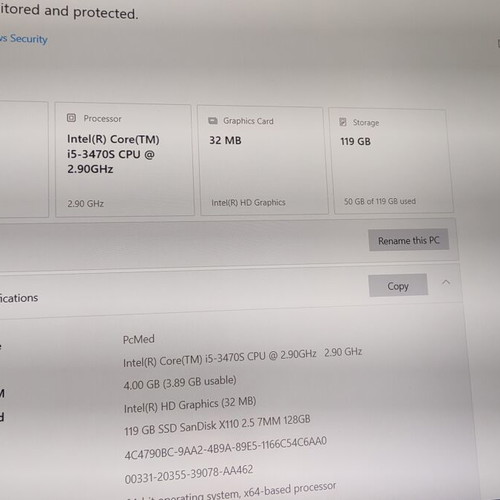 Dell Optiplex 7010 desktop computer like new with Windows 10 Pro