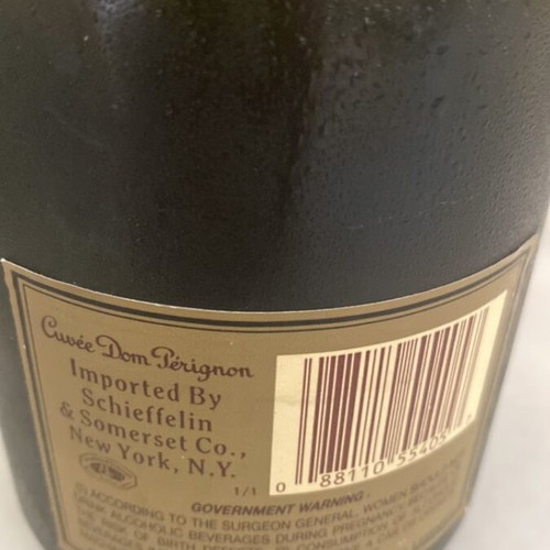 Don Perignon 1983 champagne bottle, collectible