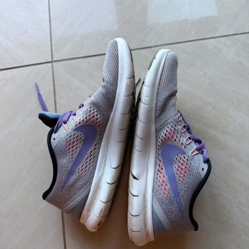 Nike Free RN sneakers like new, grey and lilac, size 39