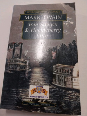 Tom Sawyer & Huckleberry Finn used, literary book