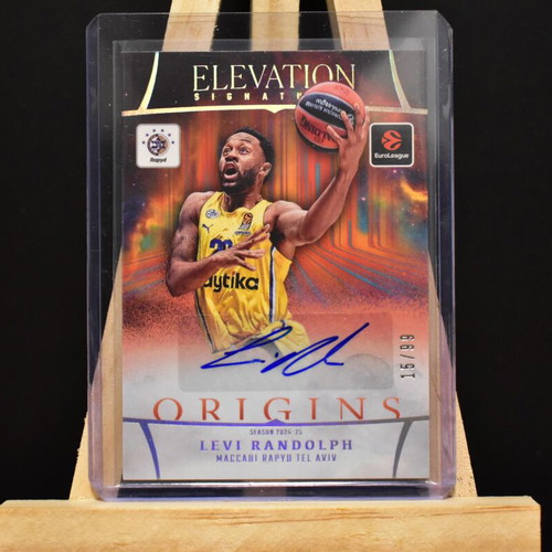 Levi Randolph Elevation Signatures /99 Panini Origins Euroleague card