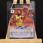 Levi Randolph Elevation Signatures /99 Panini Origins Euroleague card