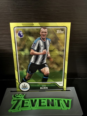 Dan Burn Yellow Voltage Parallel Premier League Topps Flagship 26/27