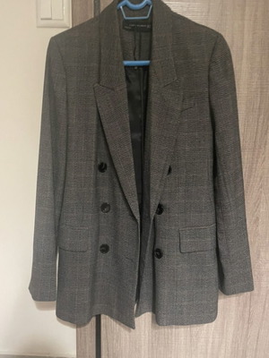 Zara blazer σαν καινούργιο, μαύρο και γκρι, μέγεθος S