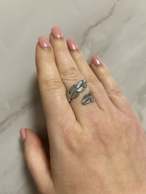 Steel ring new, gray