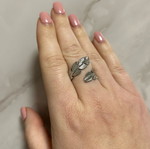 Steel ring new, gray